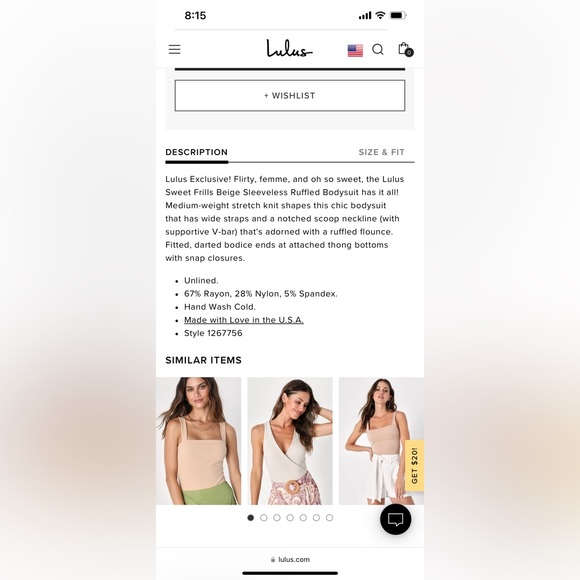 Lulu’s Ruffled Bodysuit - Picture 3 of 7